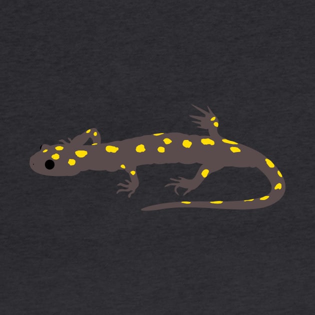 Yellow-Spotted Salamander by stargatedalek